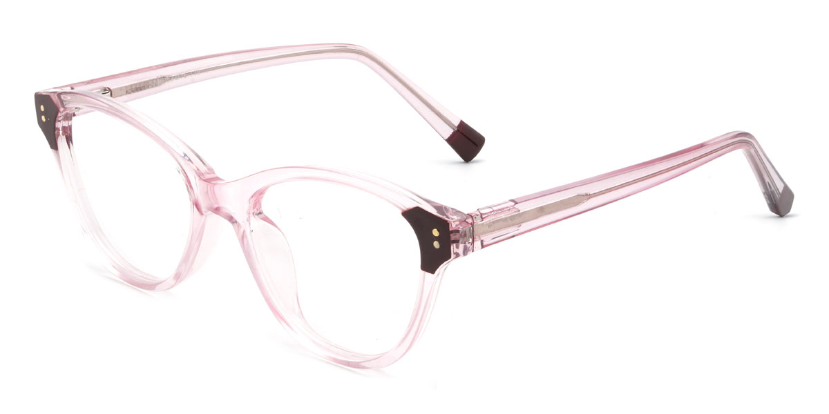 Wine Pink Anfernee Glasses - Cat Eye Glasses
