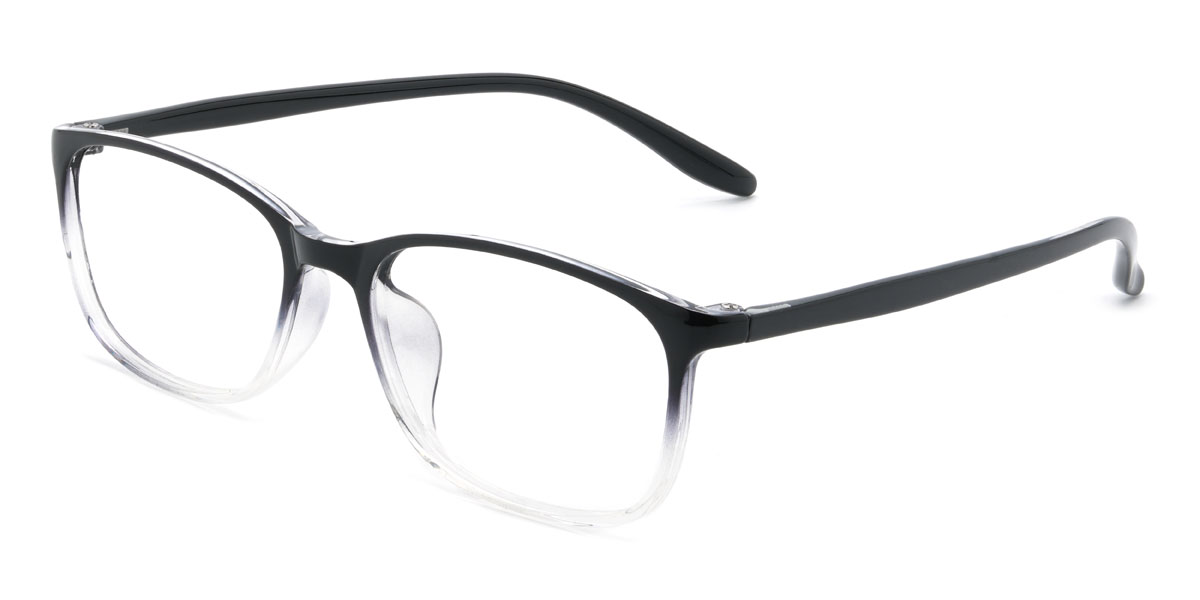 Black Clear Eneko Glasses - Rectangle Glasses