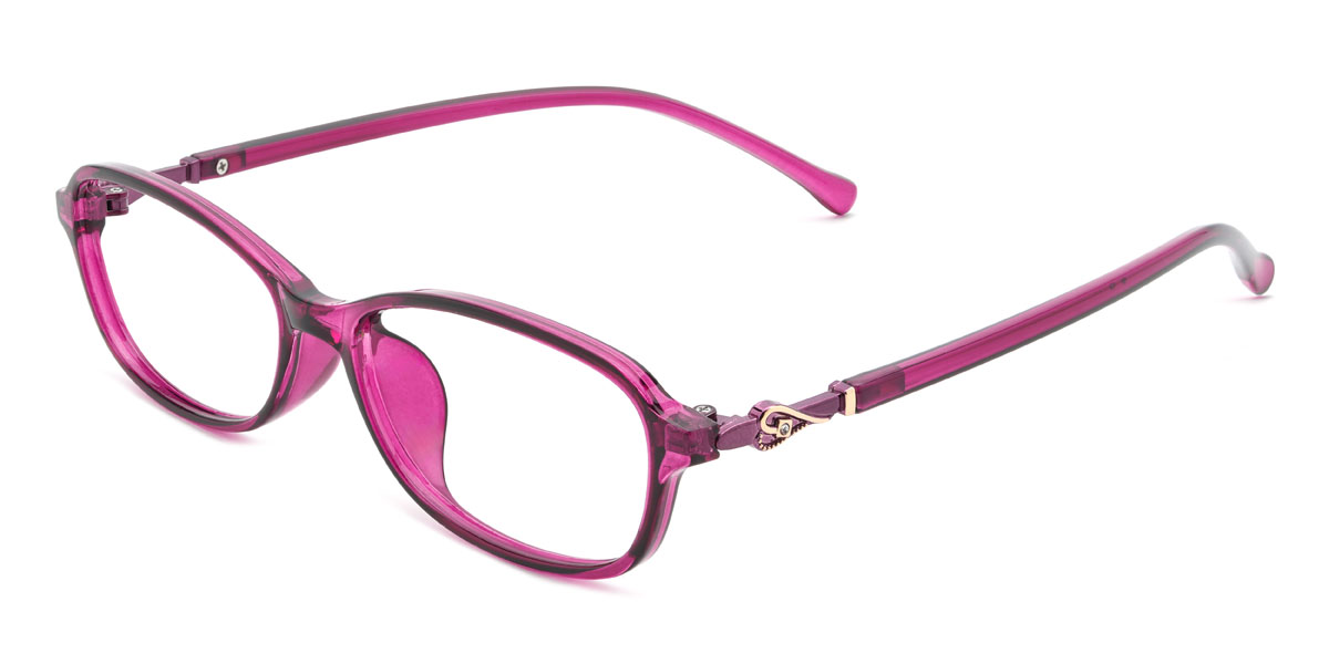 Lila Violeta Brille - Rectangle Glasses