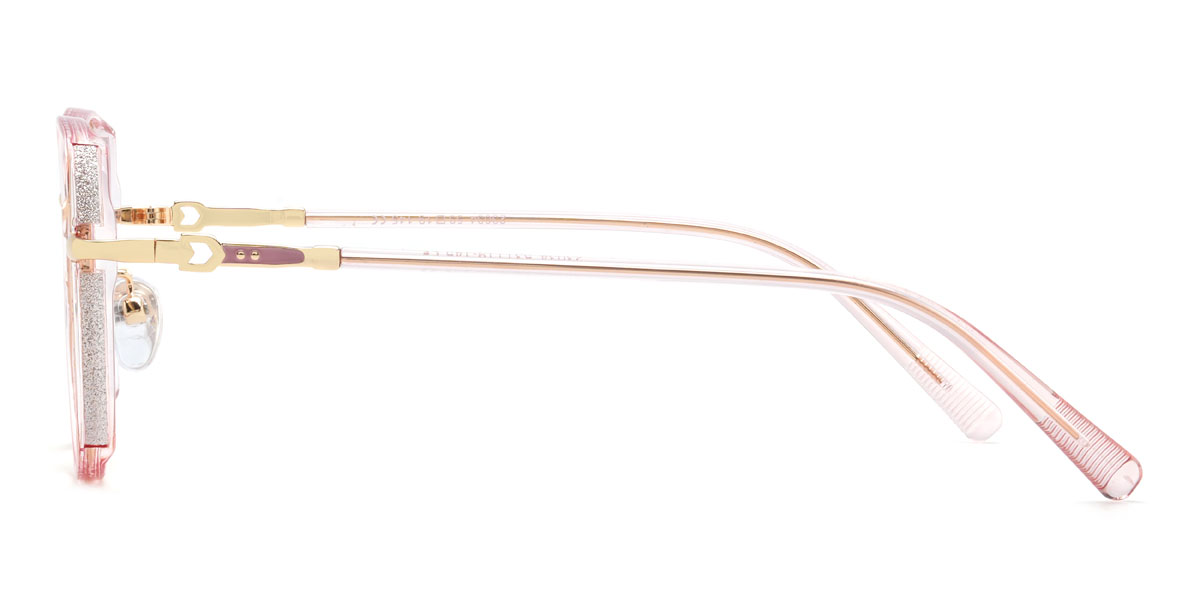 Light Pink Arantxa Glasses - Oval Glasses