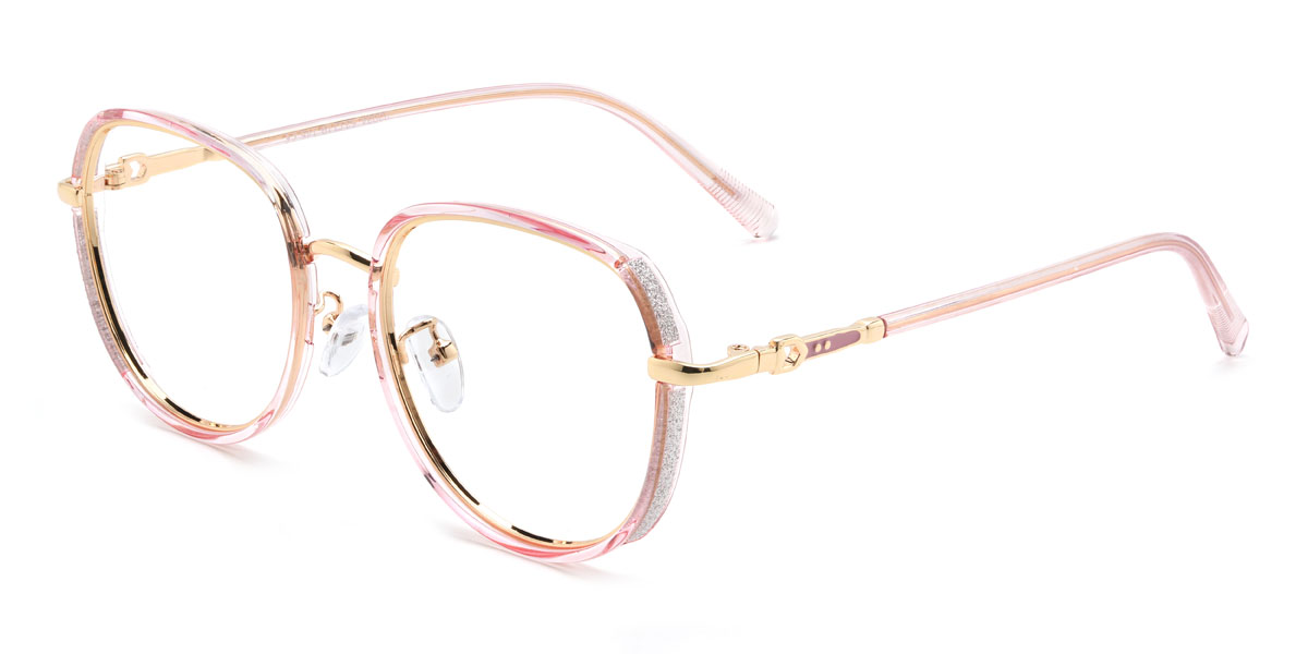 Light Pink Arantxa Glasses - Oval Glasses