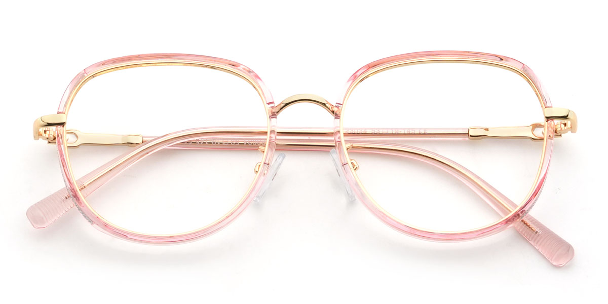 Light Pink Arantxa Glasses - Oval Glasses
