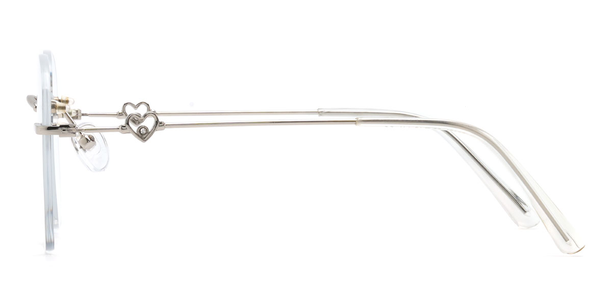 Silver Galina Glasses - Square Glasses