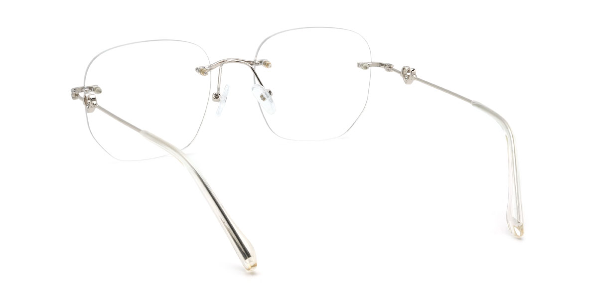 Silver Galina Glasses - Square Glasses