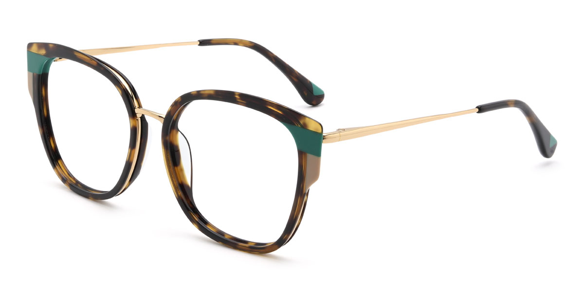 Tortoiseshell Mairead Glasses - Square Glasses