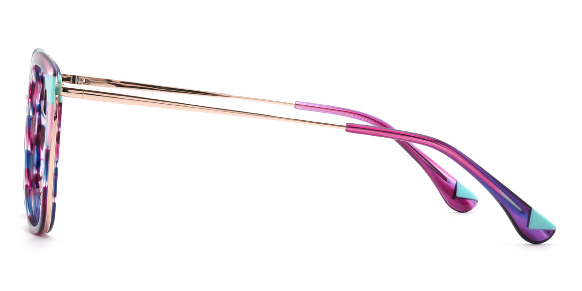 Lila Schildpatt Mairead Brille - Square Glasses