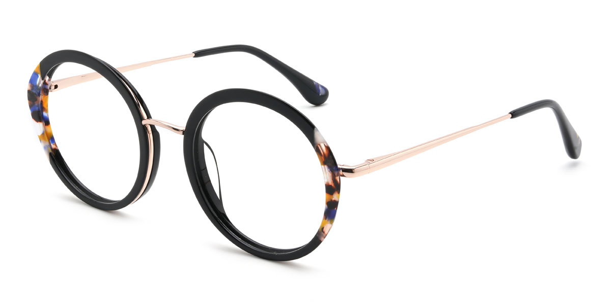 Black Lisanna Glasses - Oval Glasses