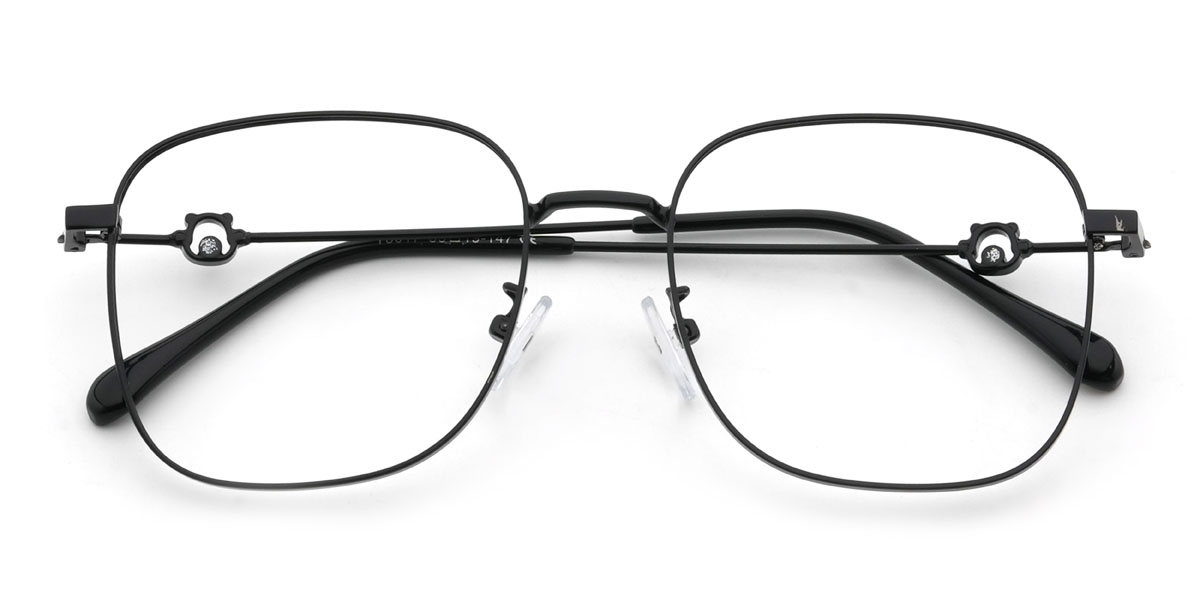 Black Jacobus Glasses - Square Glasses