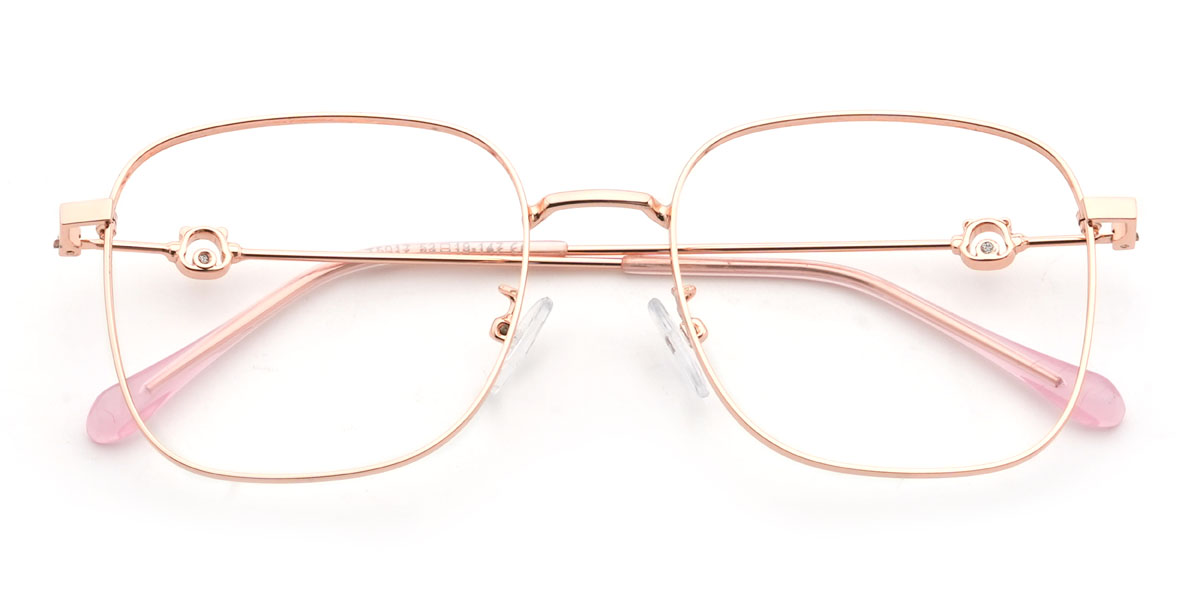 Rosa Oro Jacobus Gafas - Square Glasses