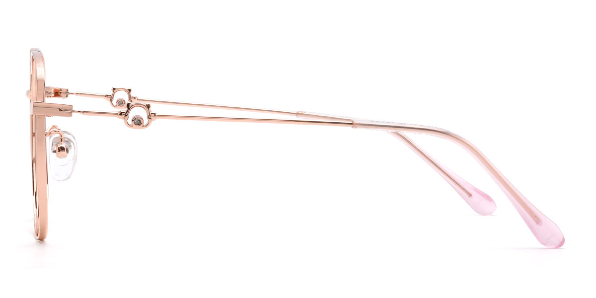 Rosa Oro Jacobus Gafas - Square Glasses
