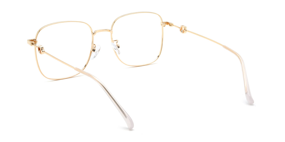 Gold Jacobus Glasses - Square Glasses