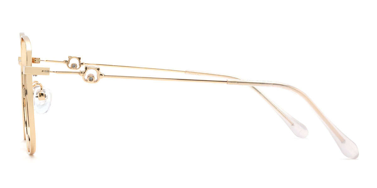 Gold Jacobus Glasses - Square Glasses