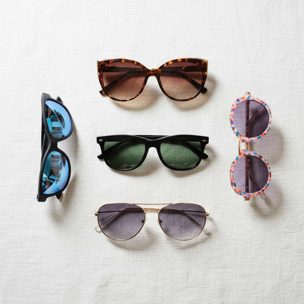A 5-Piece Sunglass Wardrobe for Every Occasion