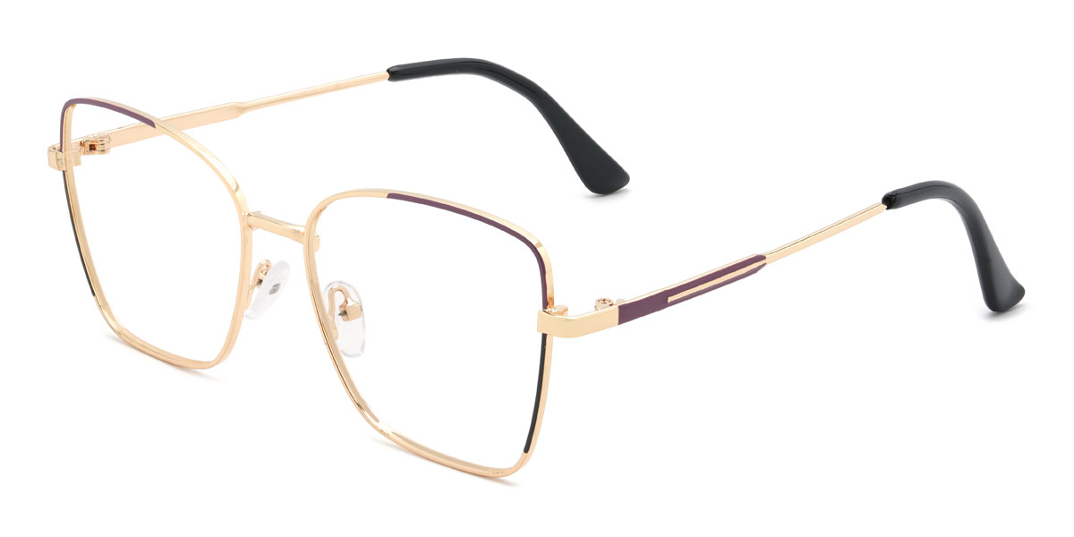 Gold Oonagh Glasses - Rectangle Glasses