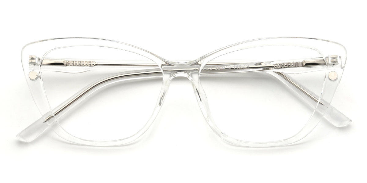 Colour Nikoleta Glasses - Cat Eye Clip-On Sunglasses