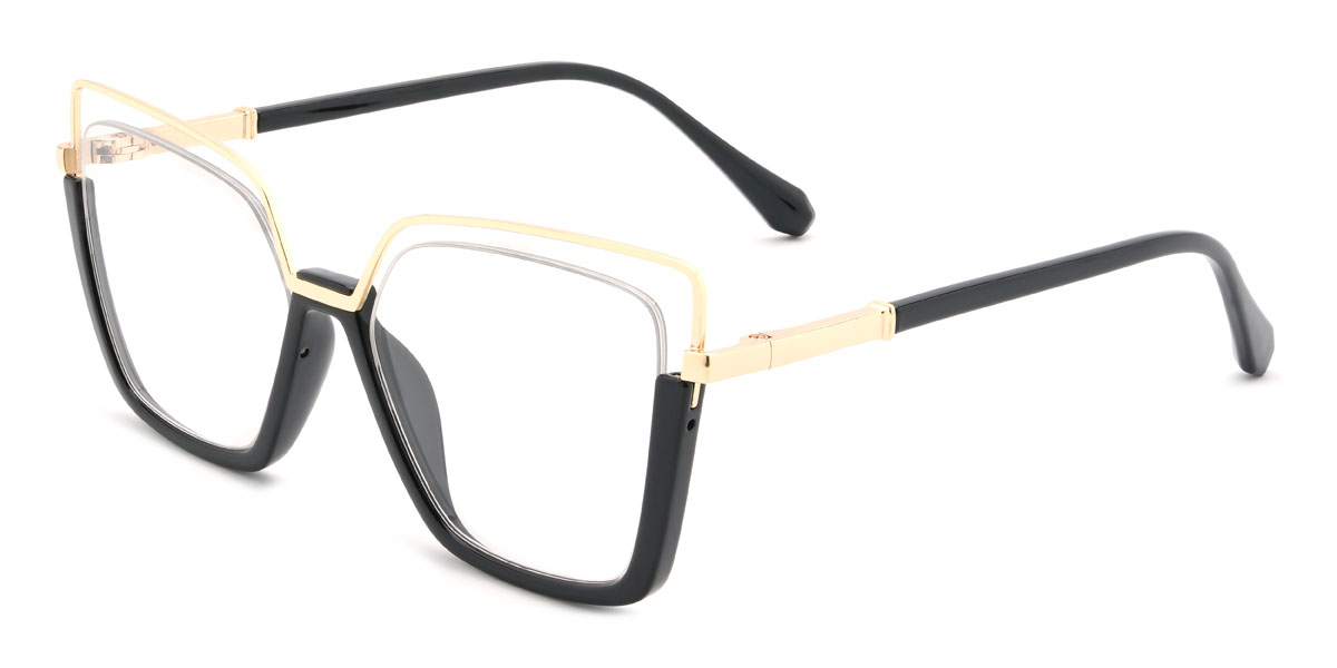 Black Ameilia Glasses - Cat Eye Glasses