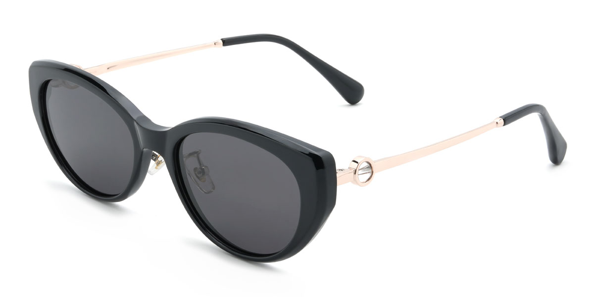Negro Gris Himani Gafas - Cat Eye Sunglasses