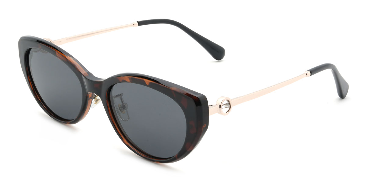 Tortoiseshell Grey Himani Glasses - Cat Eye Sunglasses