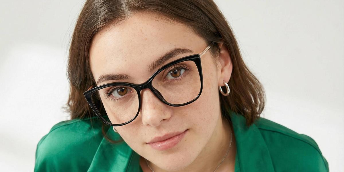 Black Kelyce Glasses - Square Glasses