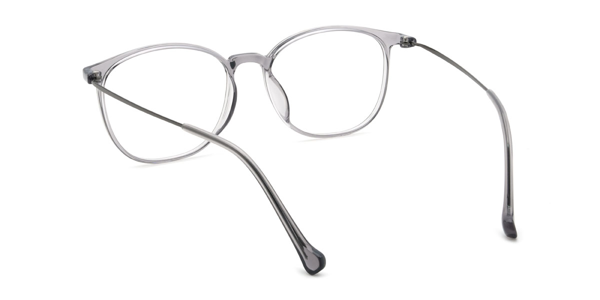 Clear Grey Aurelle Glasses - Rectangle Glasses