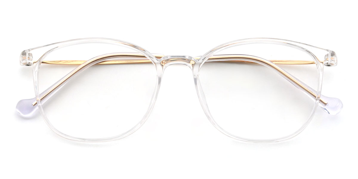 Clear Aurelle Glasses - Rectangle Glasses