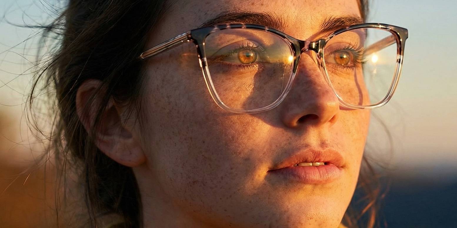 Negro Carey Transparente Ligeia Gafas - Rectangle Glasses