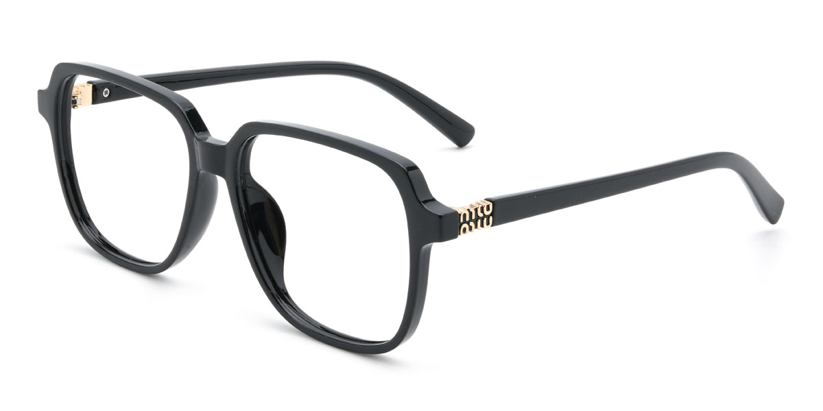 Black Petey Glasses - Square Glasses