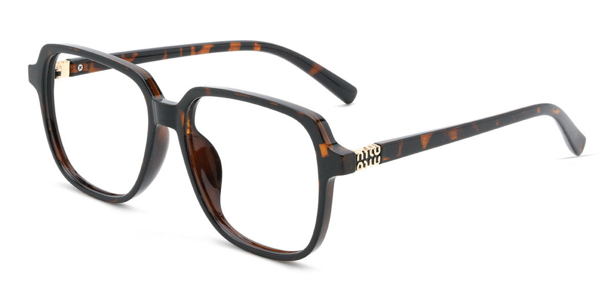 Tortoiseshell Petey Glasses - Square Glasses