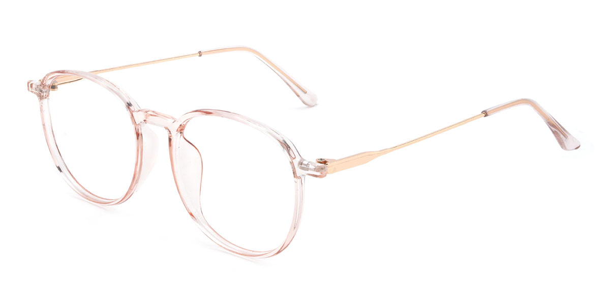 Light Pink Medeea Glasses - Oval Glasses