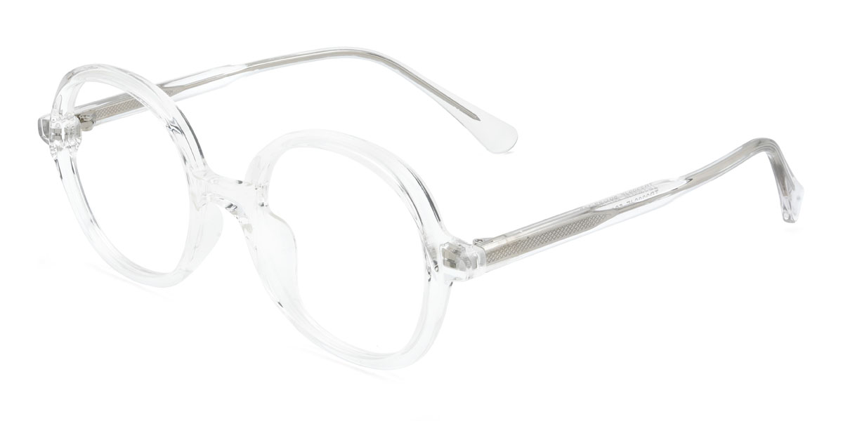 Clear Norberto Glasses - Oval Glasses