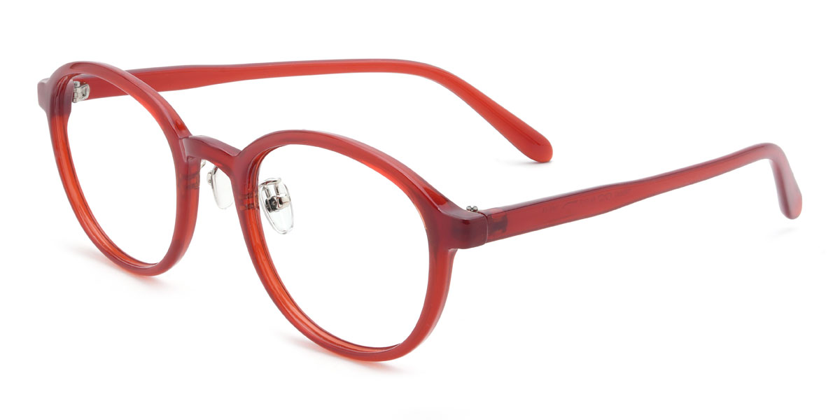 Red Rohini Glasses - Oval Glasses