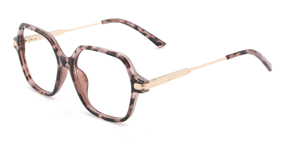 Ivory Tortoiseshell Sharifa Glasses - Rectangle Glasses