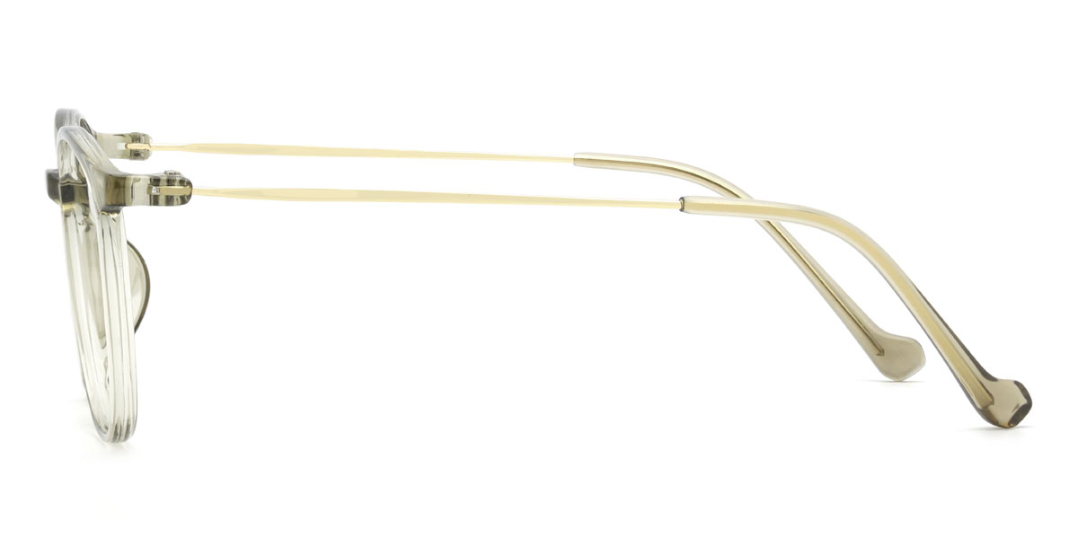 Clear Green Aurelle Glasses - Rectangle Glasses