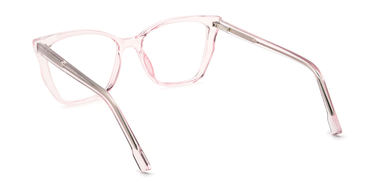 Light Pink Mercedes Glasses - Square Glasses