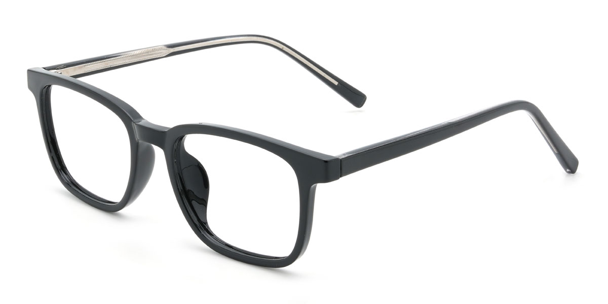 Black Patterson Glasses - Rectangle Glasses
