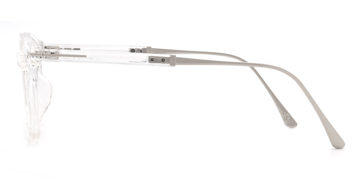 Clear Chinua Glasses - Oval Glasses