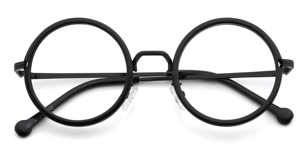 Black Barack Glasses - Round Glasses