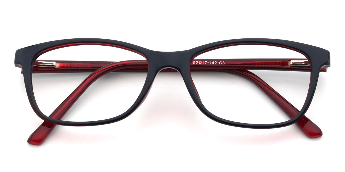 Navy Roberts Glasses - Rectangle Glasses