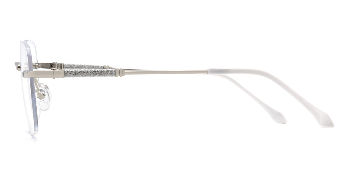 Silver Nafis Glasses - Square Glasses