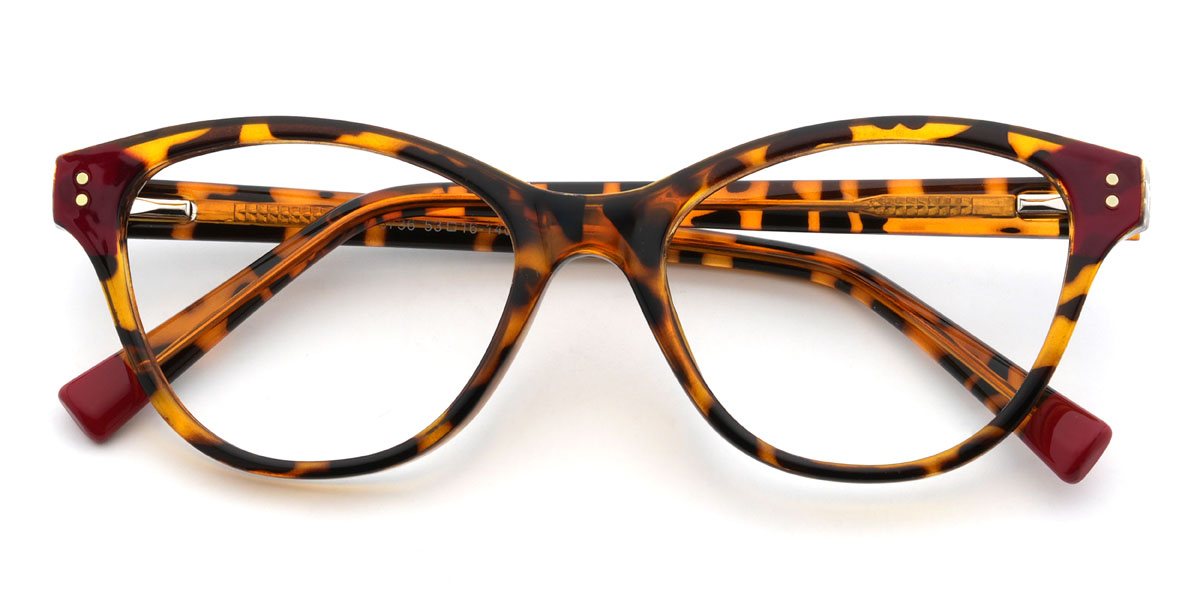 Tortoiseshell Wine Anfernee Glasses - Cat Eye Glasses