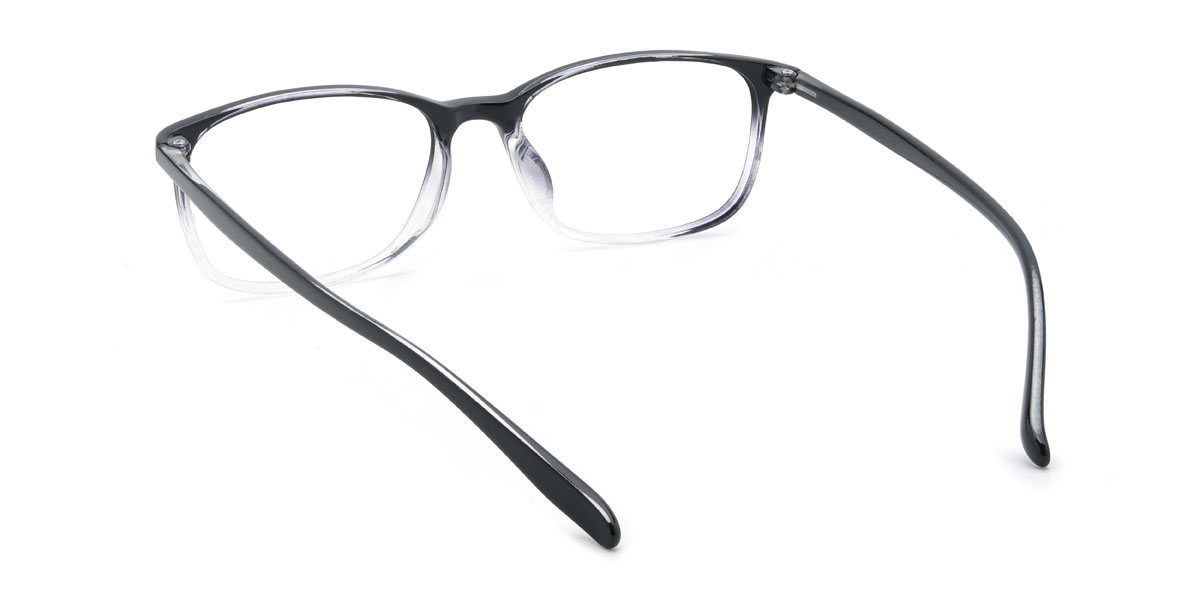 Black Clear Eneko Glasses - Rectangle Glasses