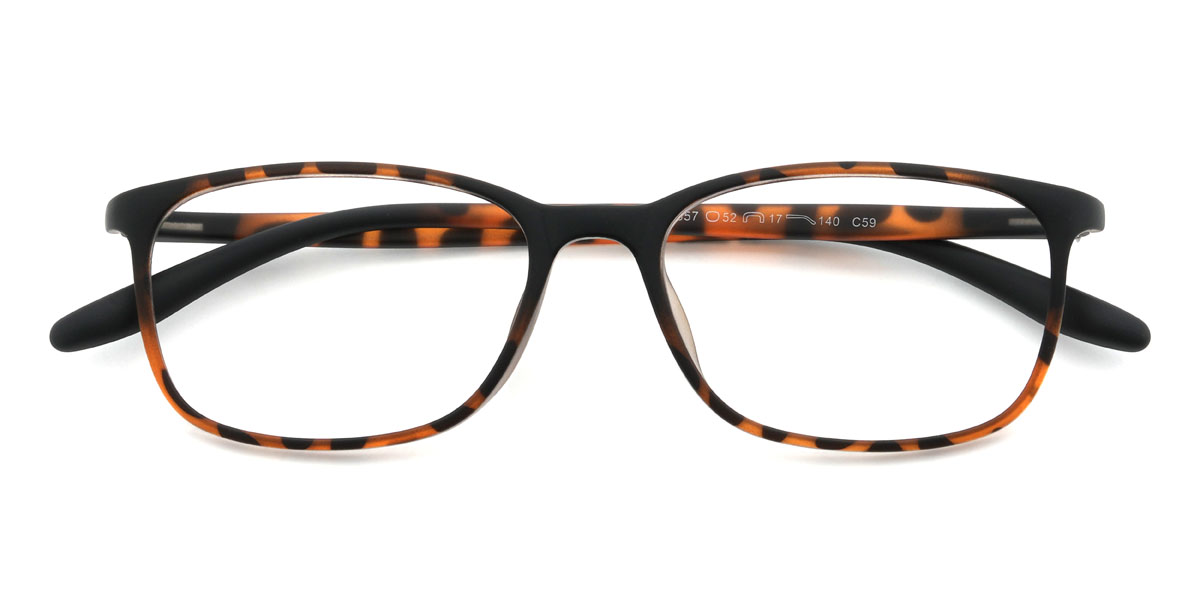 Tortoiseshell Eneko Glasses - Rectangle Glasses
