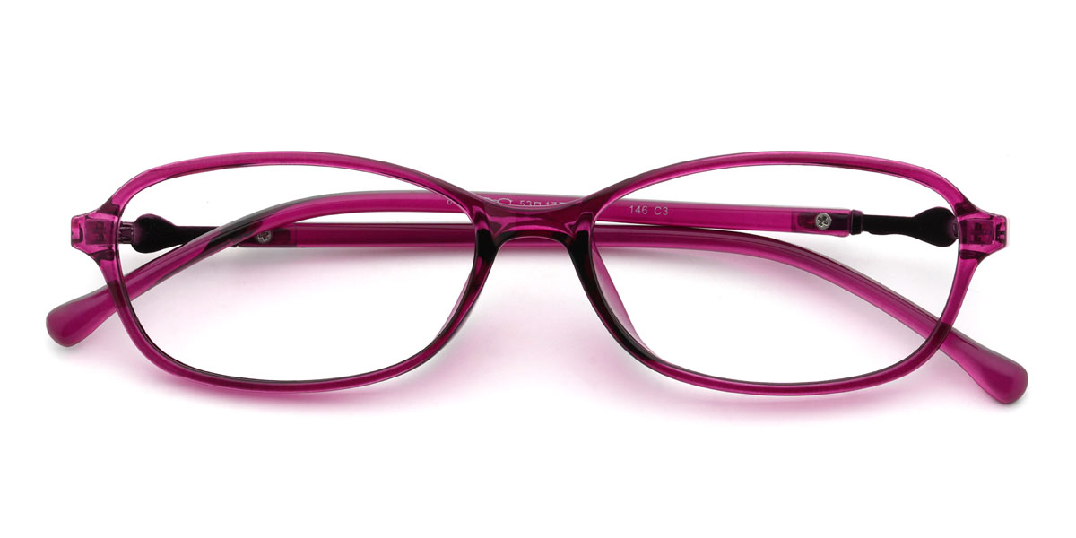 Lila Violeta Brille - Rectangle Glasses