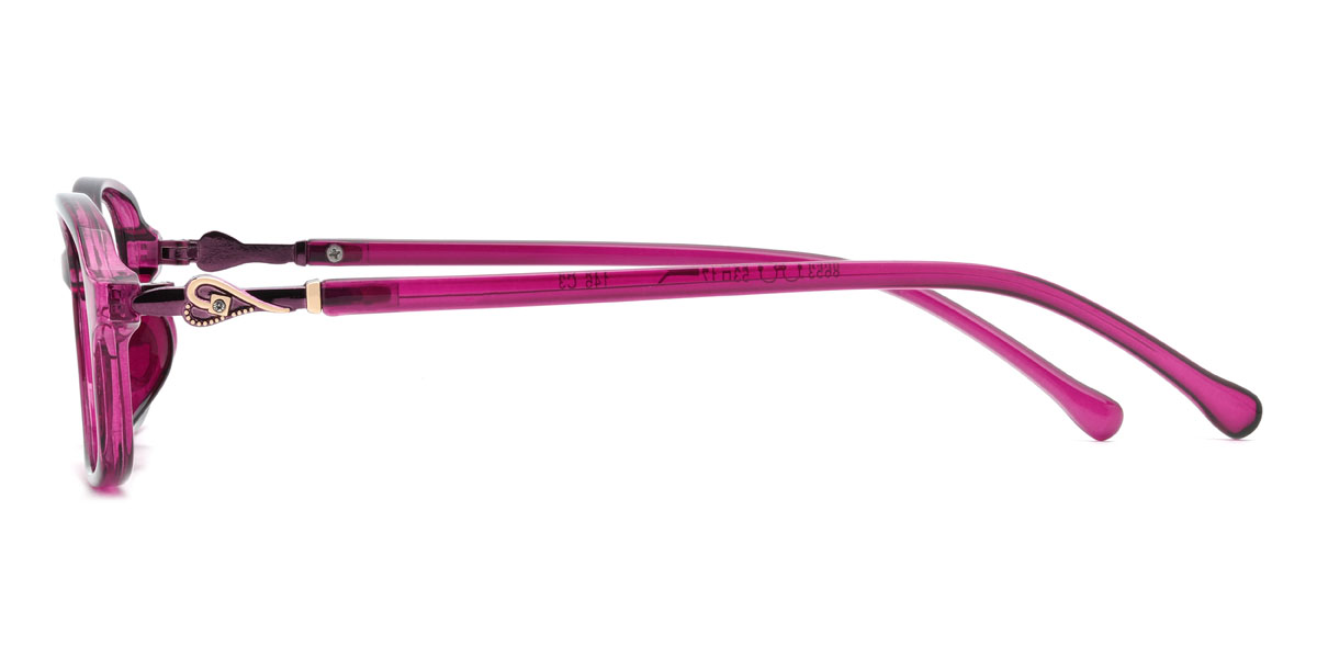 Lila Violeta Brille - Rectangle Glasses