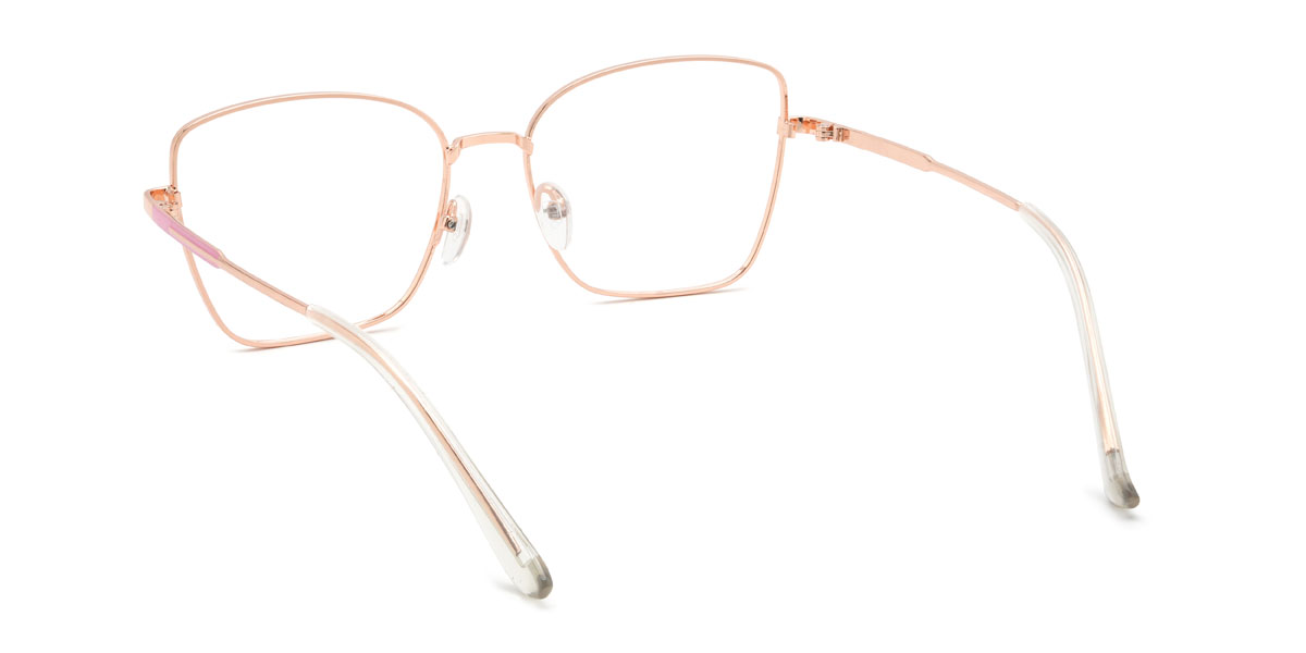 Rosé Gold Oonagh Brille - Rectangle Glasses