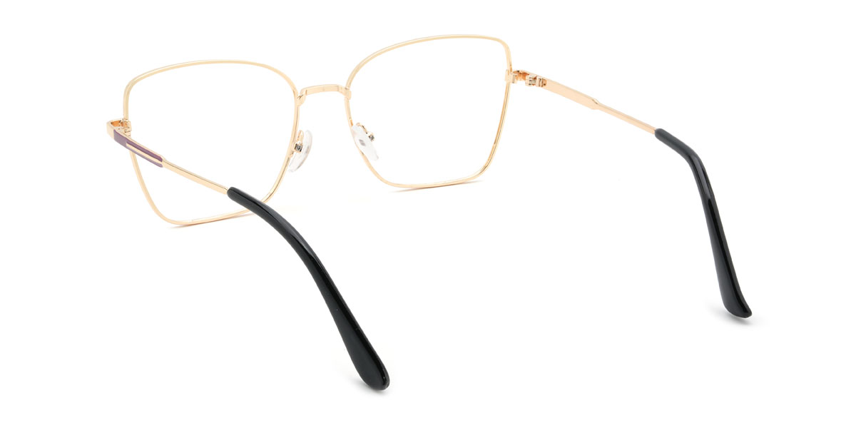 Gold Oonagh Glasses - Rectangle Glasses