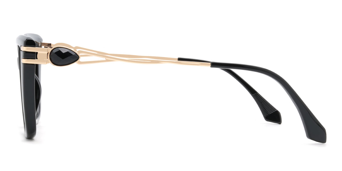 Black Mafalda Glasses - Rectangle Glasses