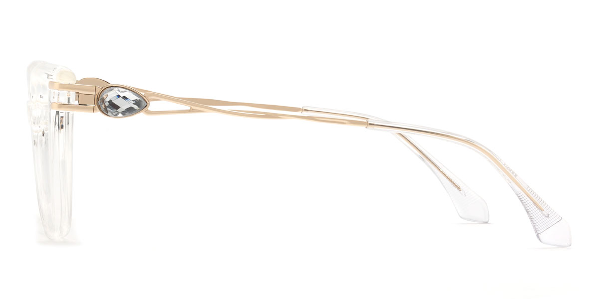 Clear Mafalda Glasses - Rectangle Glasses