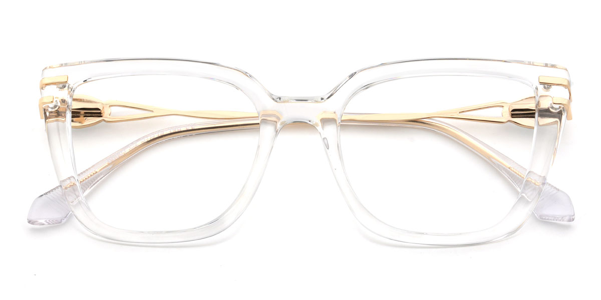 Clear Mafalda Glasses - Rectangle Glasses