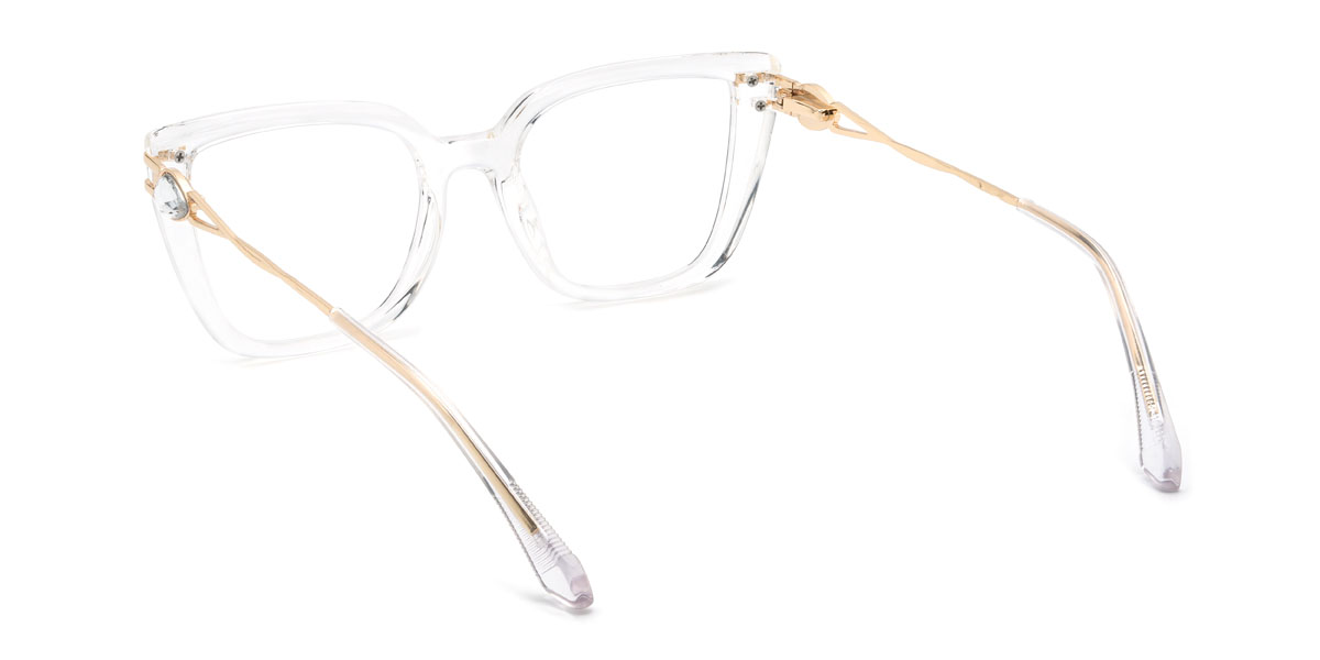 Clear Mafalda Glasses - Rectangle Glasses